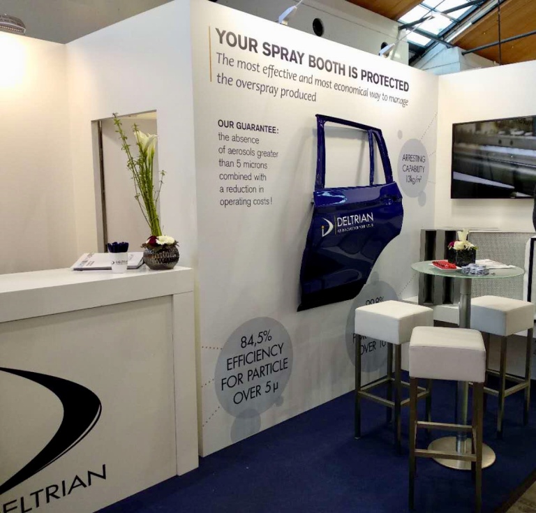 國際工業(yè)涂料技術(shù)展覽會DPA漆霧過濾器展示